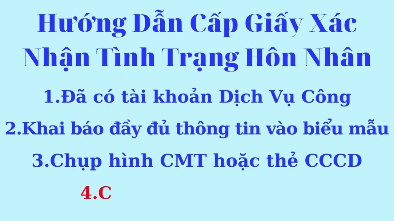 Dịch vụ làm giấy chứng nhận độc thân - Hướng dẫn toàn diện