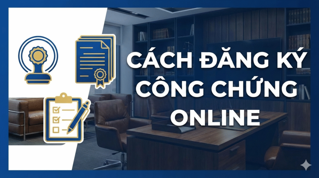 Hướng dẫn chi tiết - Cách đăng ký công chứng online cach dang ky cong chung online