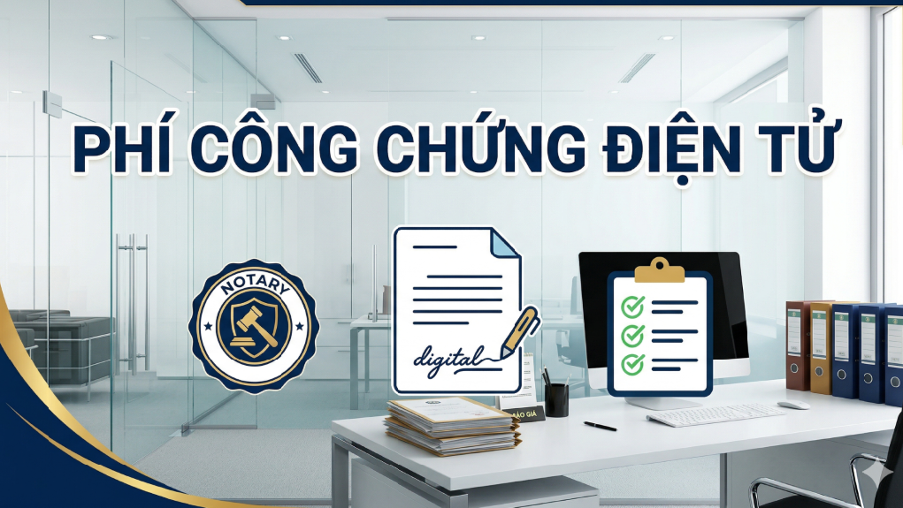Phí Công Chứng Điện Tử Mới Nhất 2026: Lợi Ích Kép Từ Luật Công Chứng Sửa Đổi phi-cong-chung-dien-tu