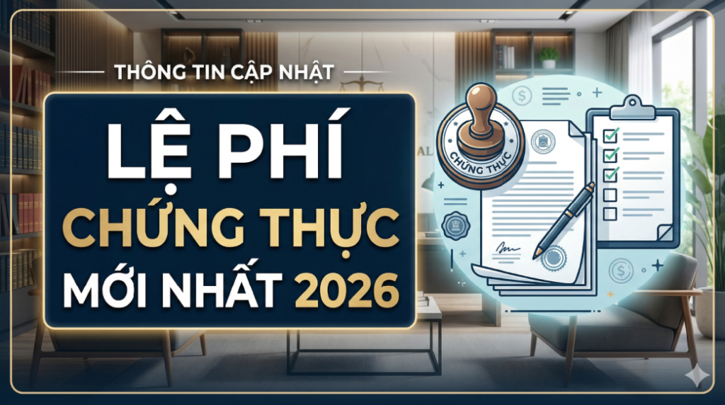 Bảng Giá Lệ Phí Chứng Thực Mới Nhất 2026: Cập Nhật Quy Định & Góc Nhìn Chuyên Gia le phi chung thuc 1